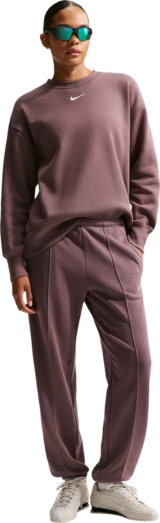 Product image for Chandail en molleton à col rond surdimensionné Sportswear Phoenix - Femme  