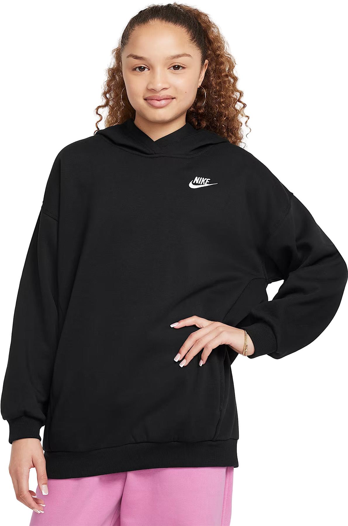 Product gallery image number 1 for product Sportswear Club Fleece Oversized Pullover Hoodie - Big Kids