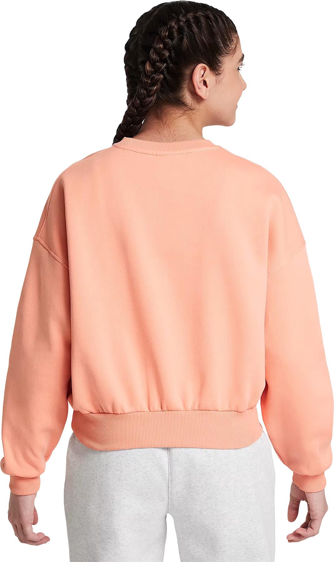 Numéro de l'image de la galerie de produits 4 pour le produit Chandail en molleton à col rond ample Sportswear Club - Fille