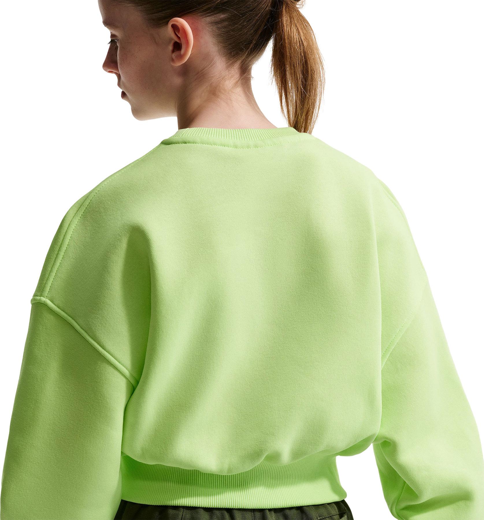 Product gallery image number 5 for product Sportswear Club Fleece Boxy Crew Neck Sweatshirt - Girls