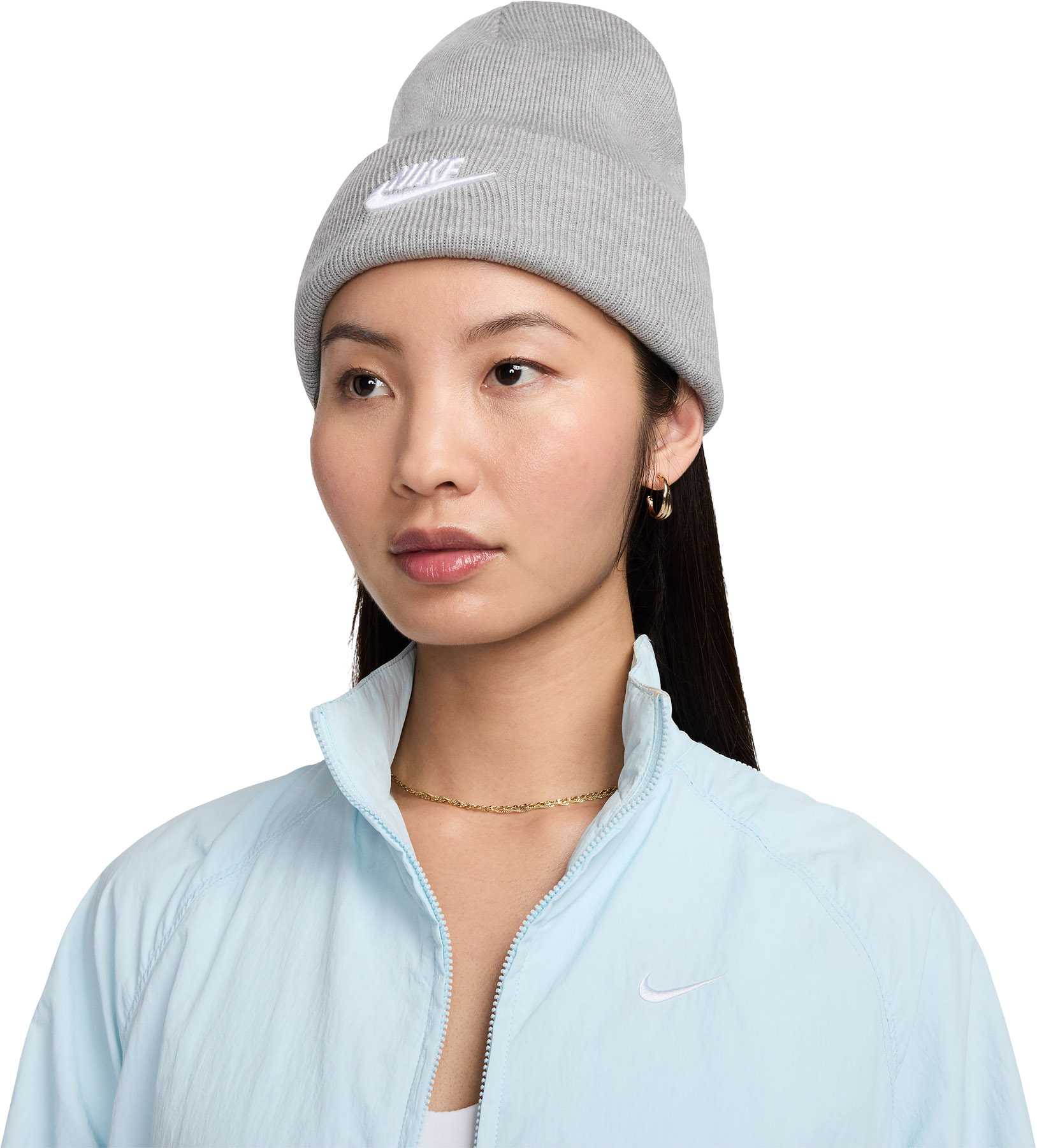 Dark Grey Heather - White