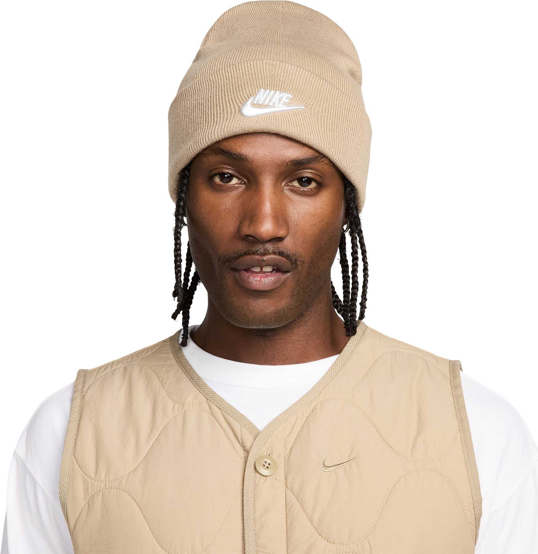 Khaki - White