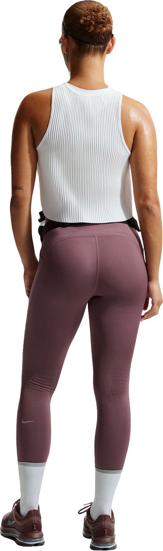 Product gallery image number 2 for product Swift High-Waisted 7/8 Running Leggings with Pockets - Women's