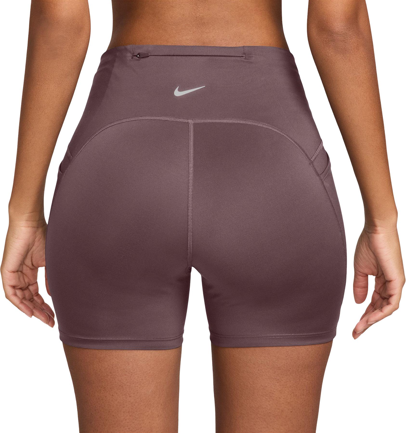 Product gallery image number 2 for product Swift High-Waisted Tight Running Shorts with Pockets 4" - Women's