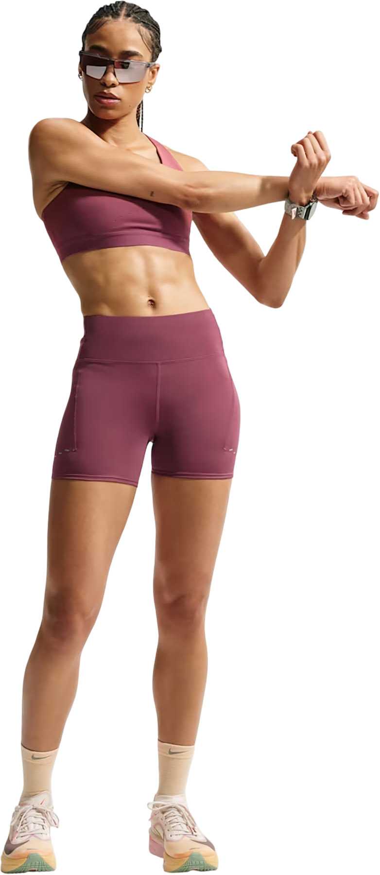 Pink Smoke - Reflective Silver