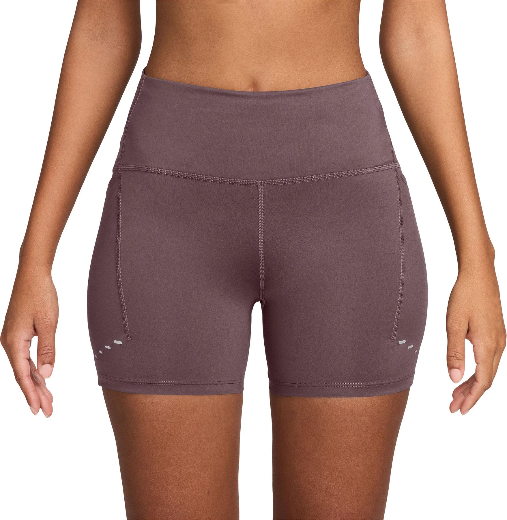 Product image for Swift High-Waisted Tight Running Shorts with Pockets 4" - Women's