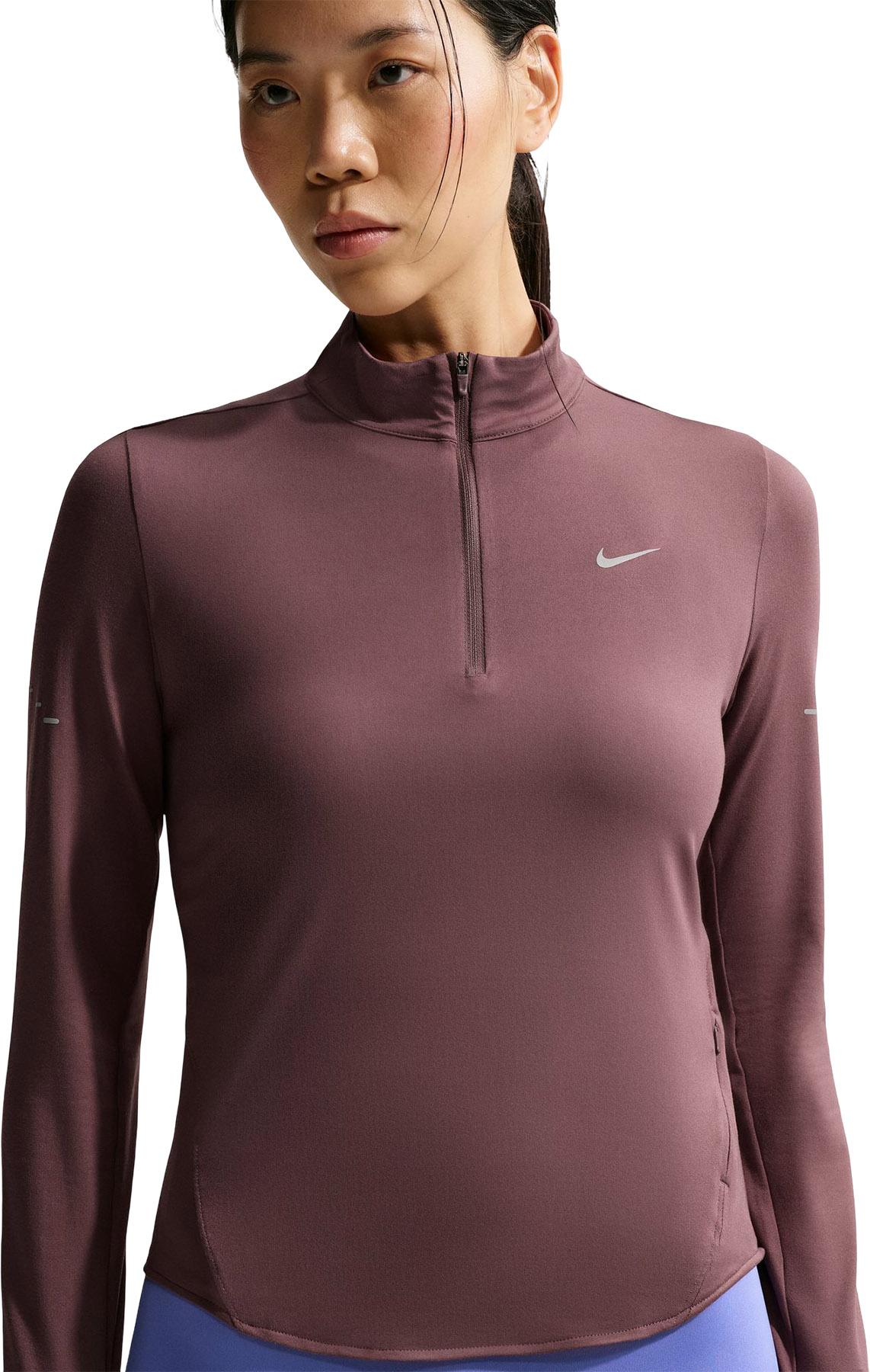 Product gallery image number 4 for product Swift Dri-FIT UV 1/4-Zip Running Top - Women's