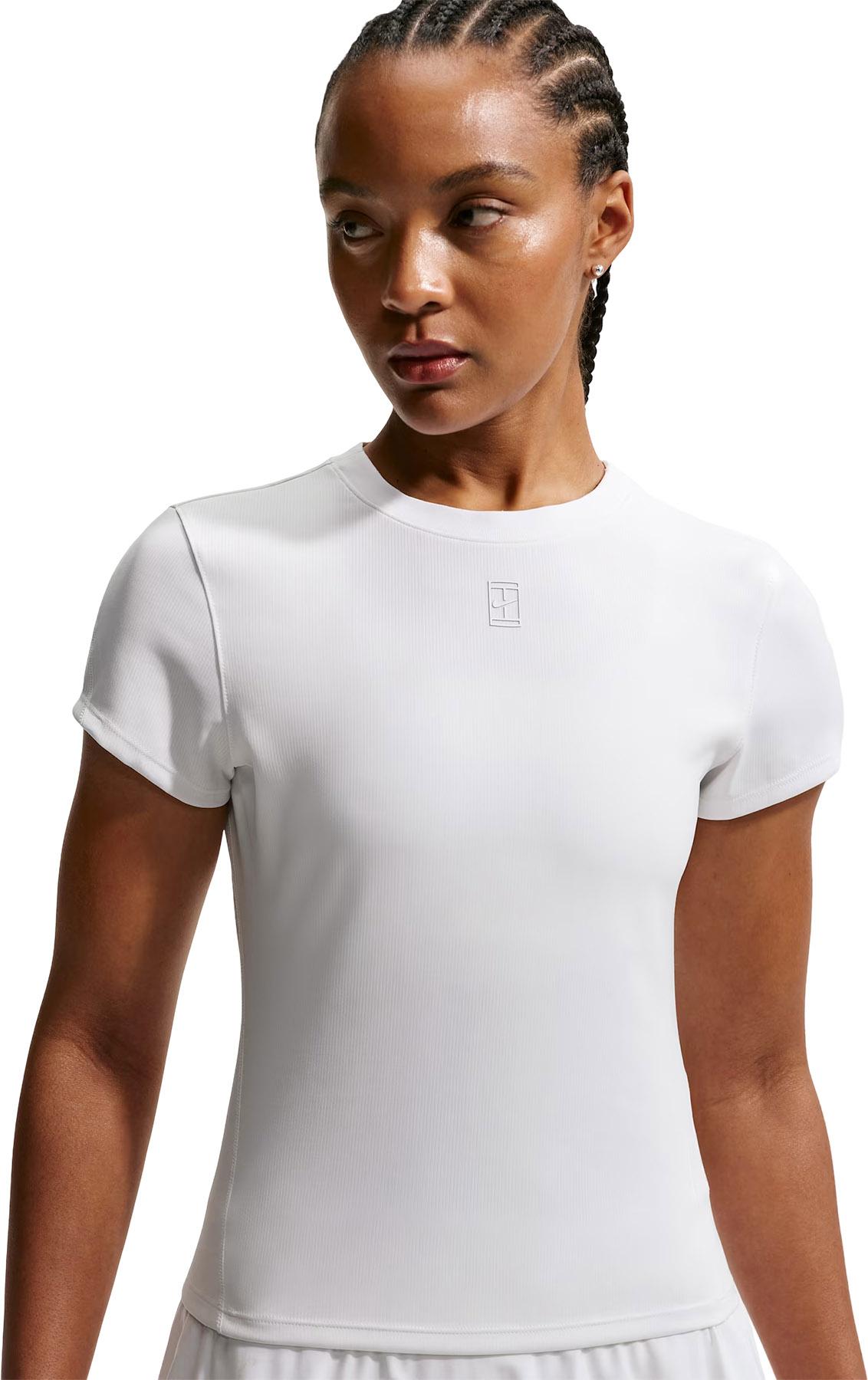 Product gallery image number 3 for product NikeCourt Advantage Dri-FIT Short Sleeve Tennis Top - Women's