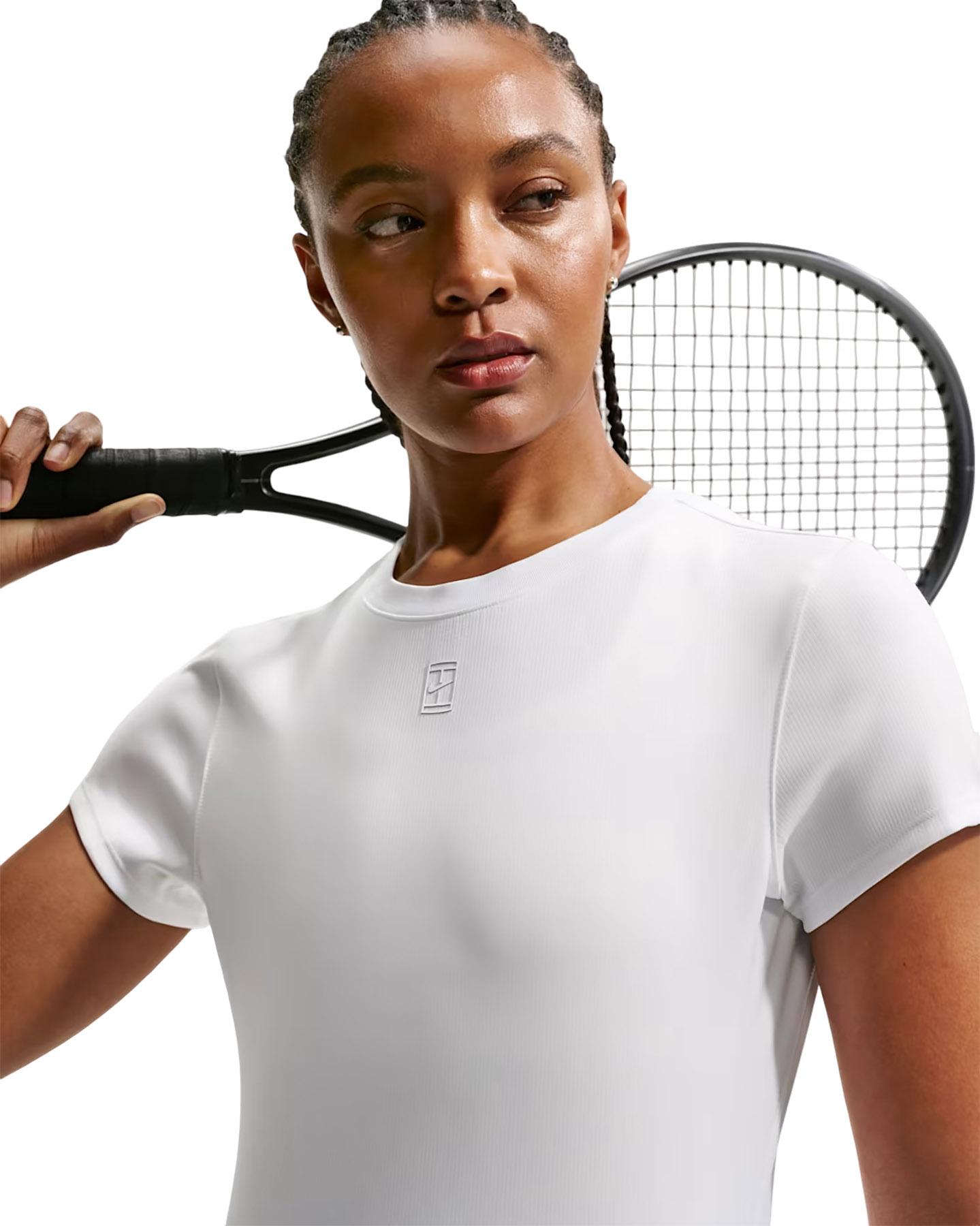 Product gallery image number 5 for product NikeCourt Advantage Dri-FIT Short Sleeve Tennis Top - Women's