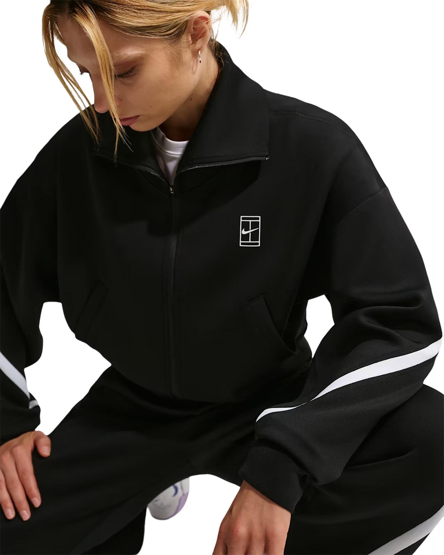 Numéro de l'image de la galerie de produits 4 pour le produit Manteau de tennis à glissière pleine longueur Advantage Dri-FIT - Femme