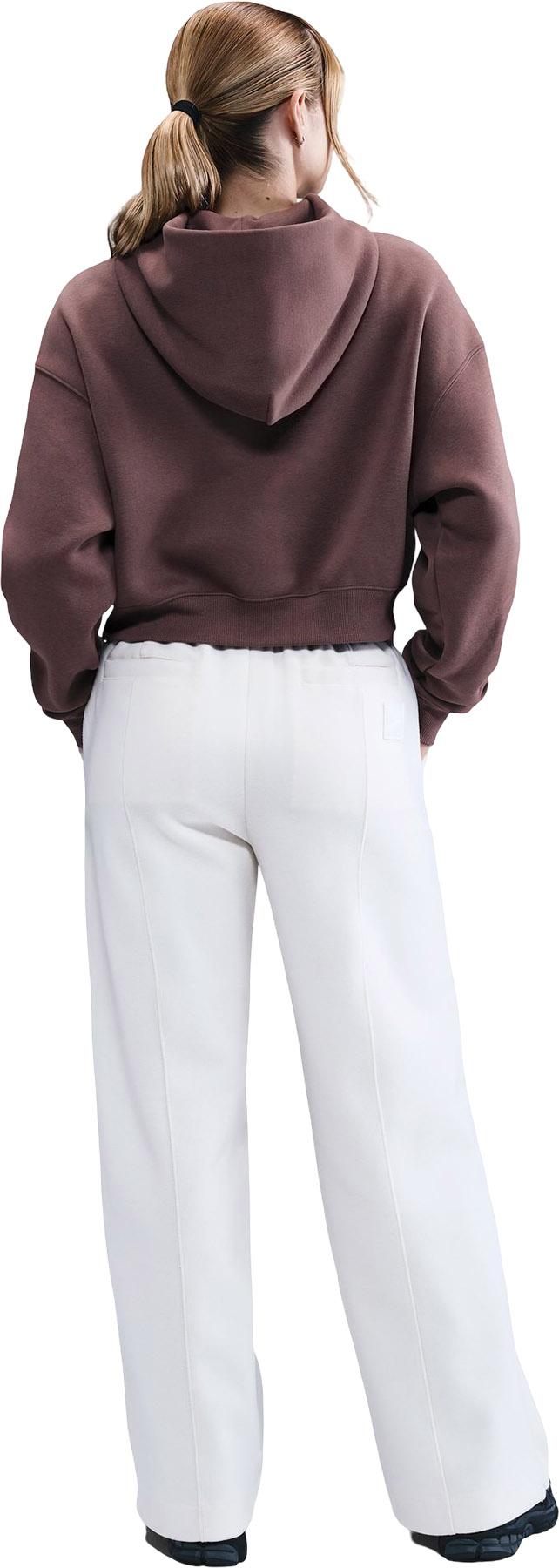 Product gallery image number 5 for product Chandail à capuchon en molleton à col boutonné écourté surdimensionné Phoenix Sportswear - Femme