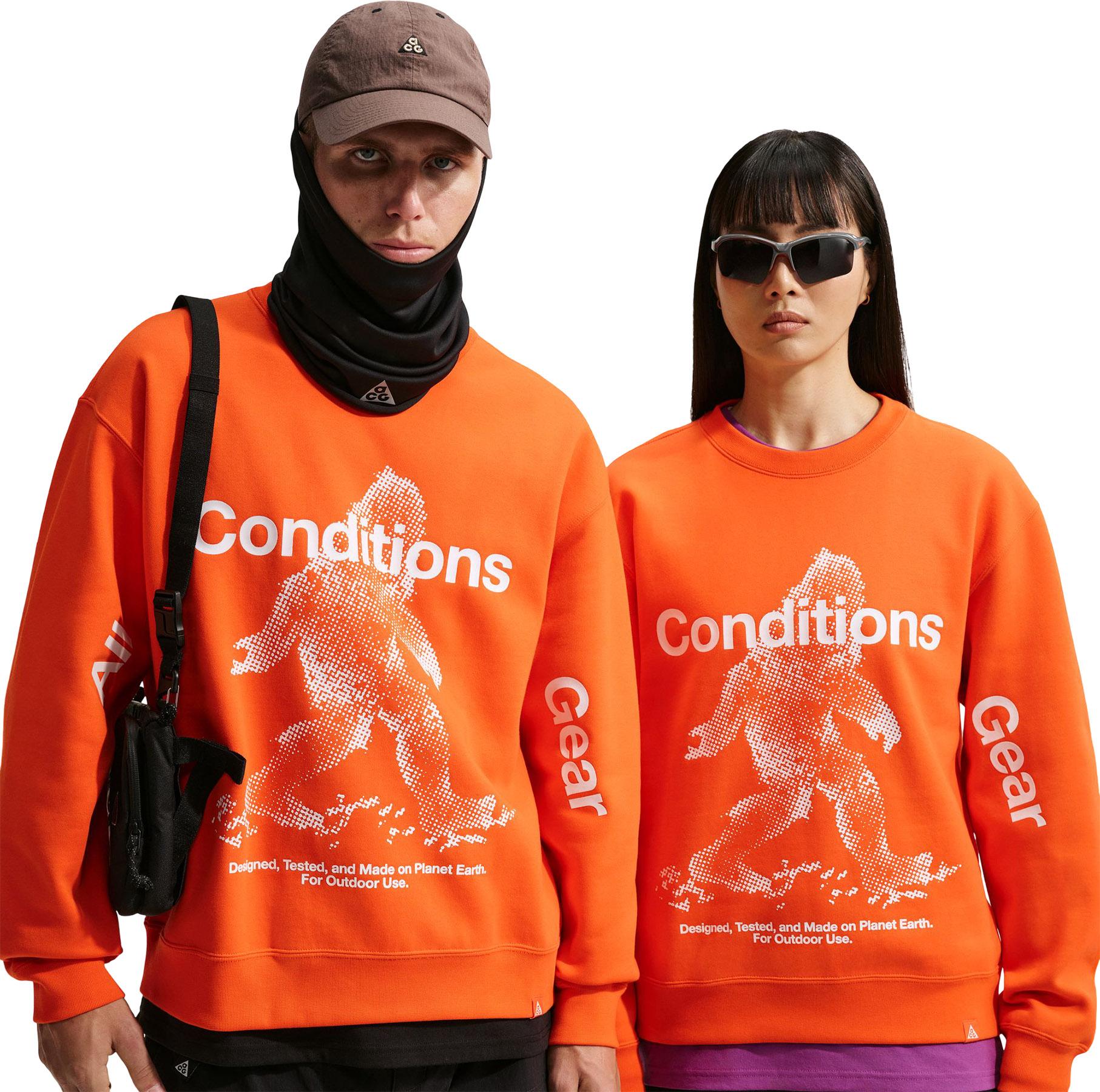 Product gallery image number 5 for product Chandail en molleton à col rond ACG Tuff Fleece Therma-FIT - Homme