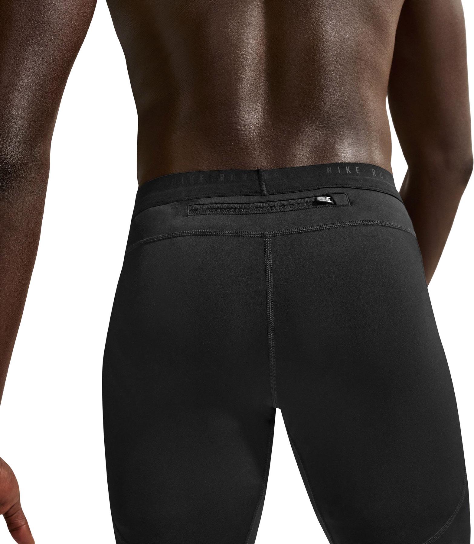 Product gallery image number 3 for product Stride Dri-FIT 1/2-Length Running Tights - Men's