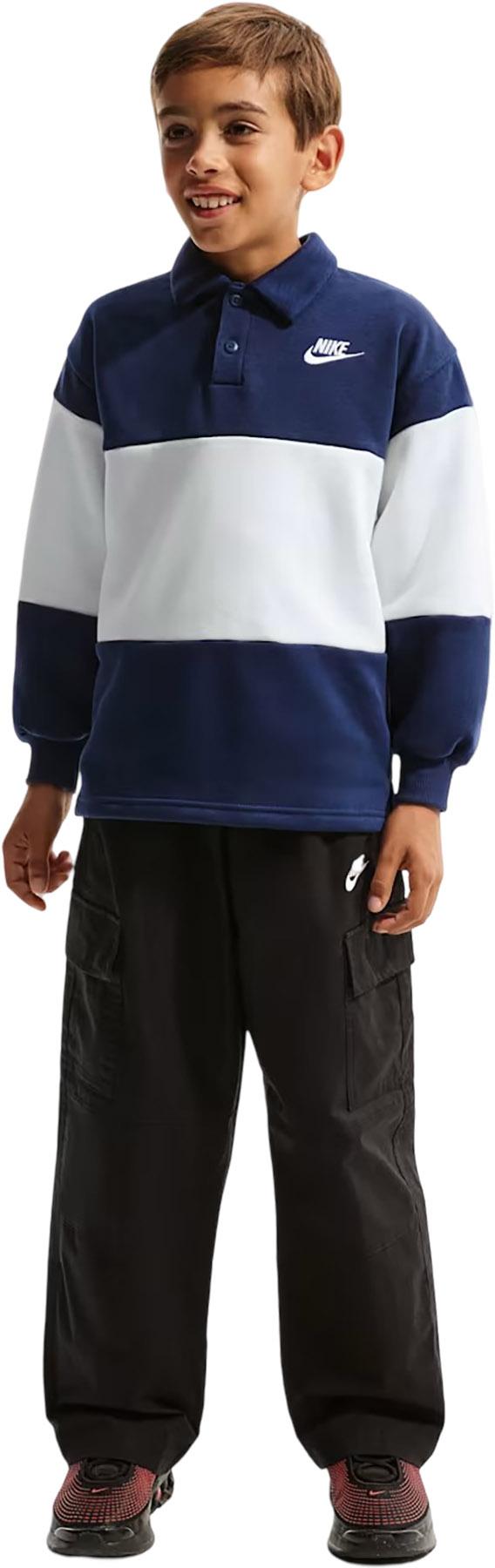 Product gallery image number 3 for product Sportswear Club French Terry Rugby Shirt - Big Kids