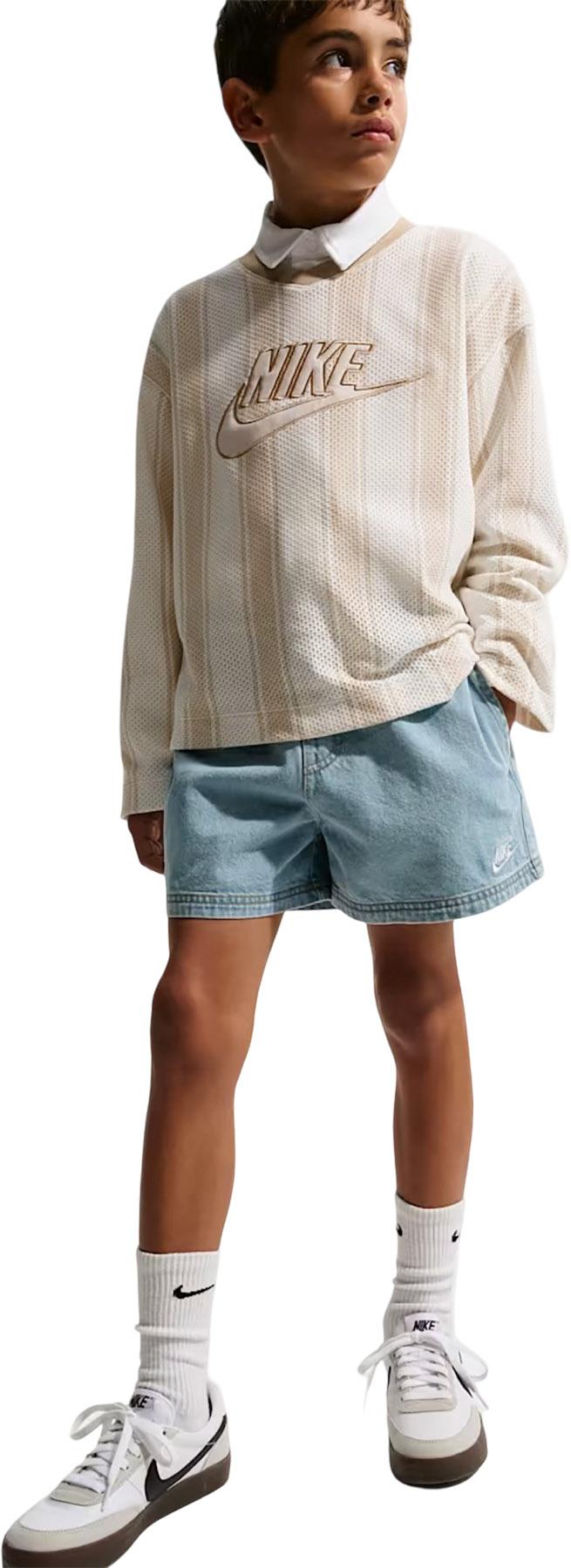 Product gallery image number 2 for product Sportswear Collection Denim Shorts - Big Kids