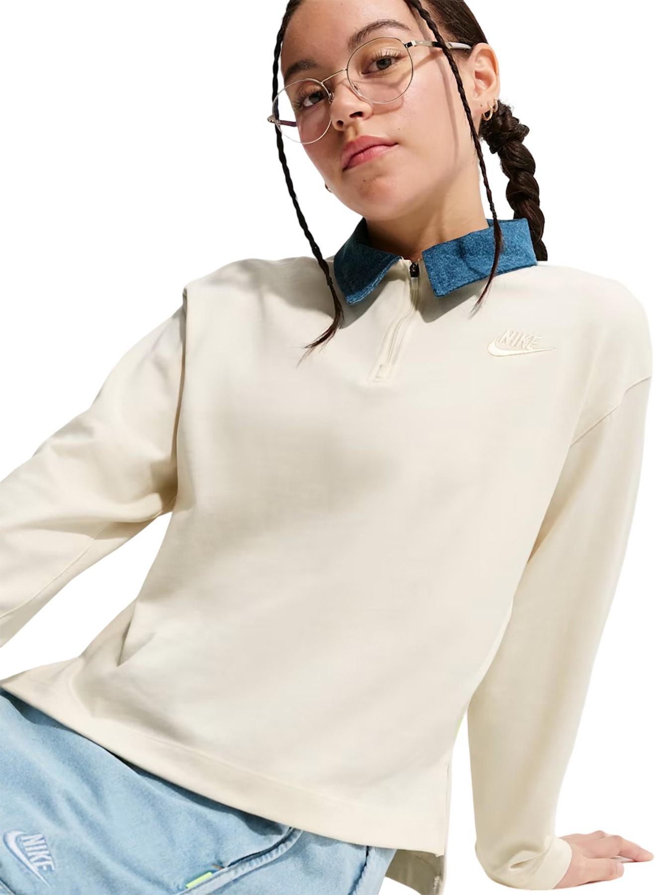 Product gallery image number 4 for product Sportswear Collection Long Sleeve Polo - Big Girl