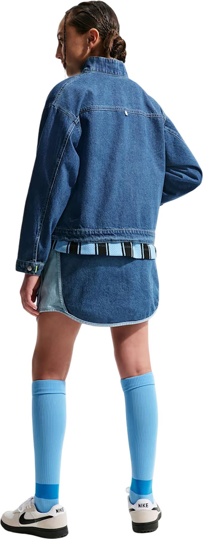 Product gallery image number 3 for product Sportswear Collection Windrunner Denim Jacket - Big Girl