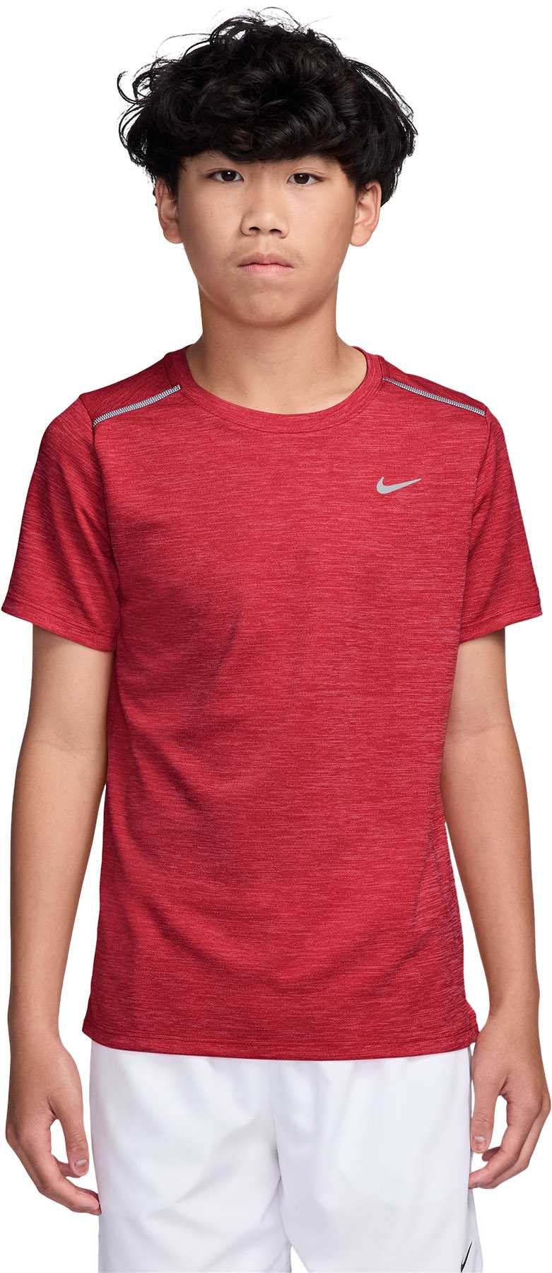 Tough Red - Sport Red - Heather - Reflective Silver
