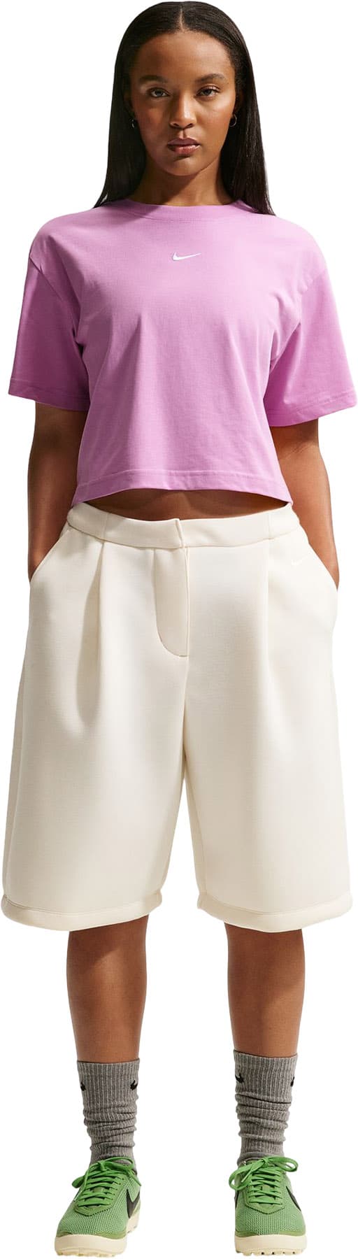 Product gallery image number 3 for product Sportswear Loose Short Sleeve Cropped T-Shirt - Women's