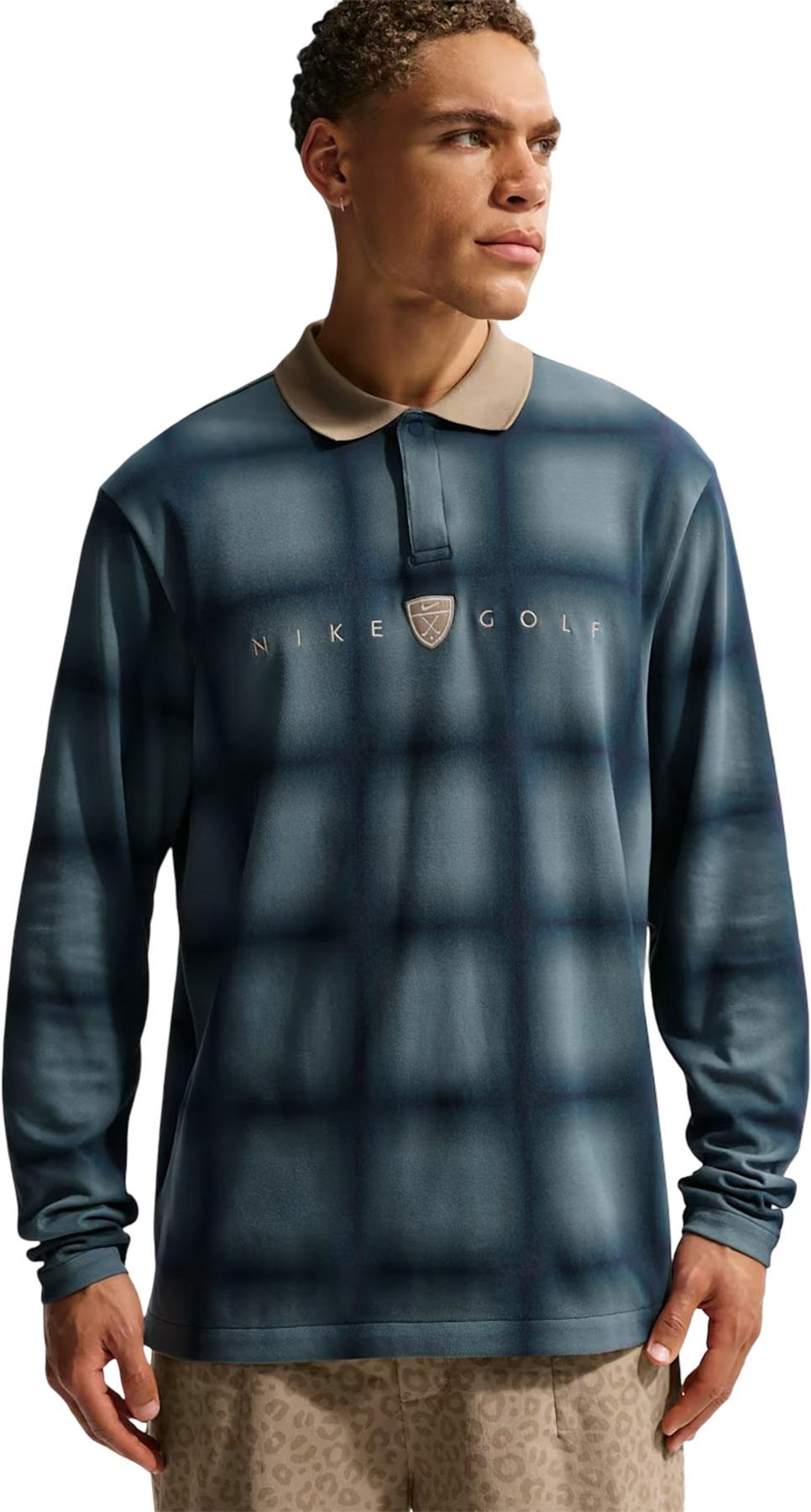 Product gallery image number 4 for product Fairway Fresh Dri-FIT Loose Fit Long Sleeve Golf Polo - Men's