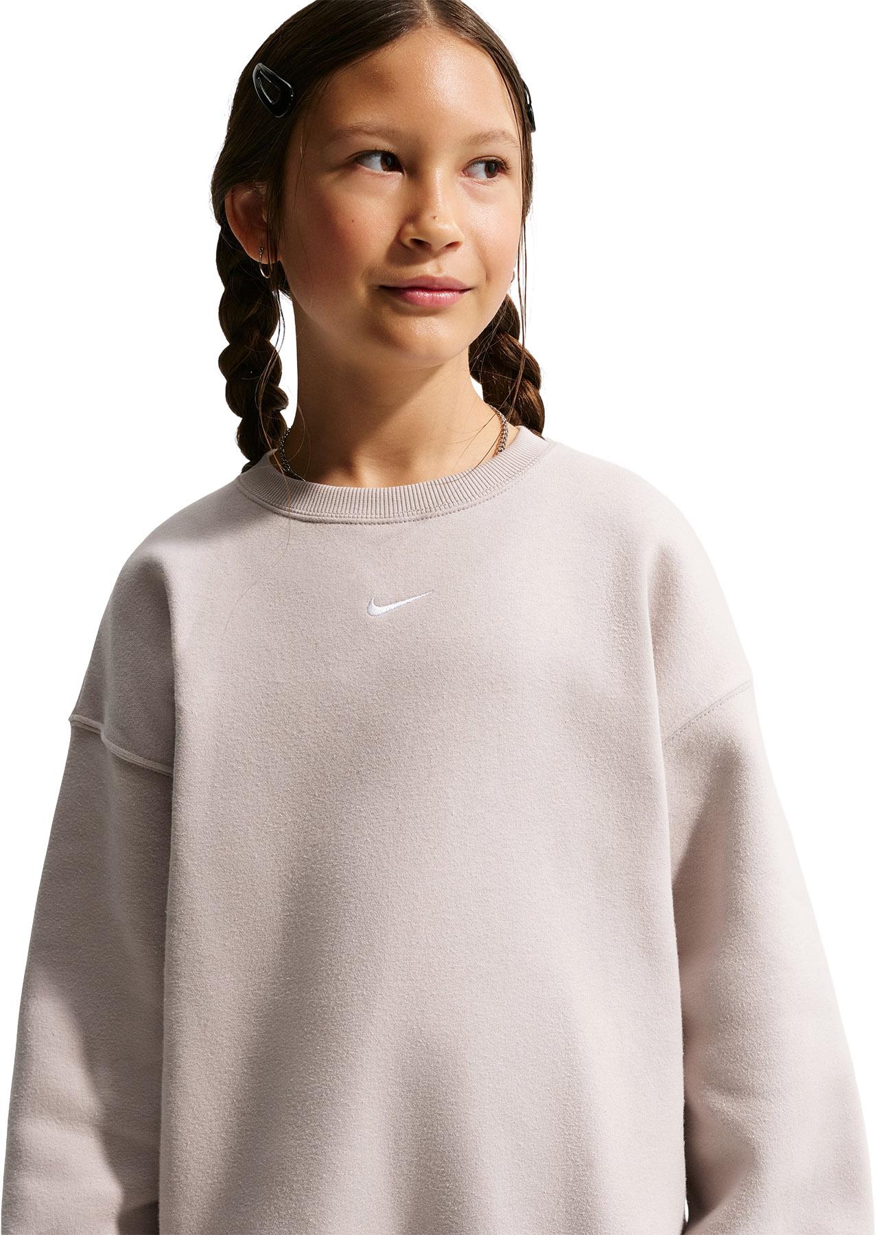 Product gallery image number 3 for product Nike Sportswear Studio Oversized Crew-Neck Sweatshirt - Big Girls