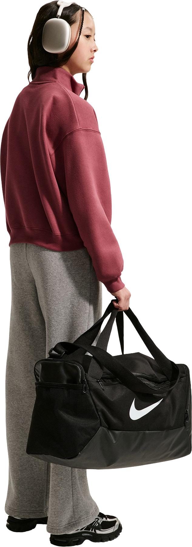 Product gallery image number 2 for product Nike Sportswear Studio Oversized 1/4-Zip Fleece Pullover - Big Girl