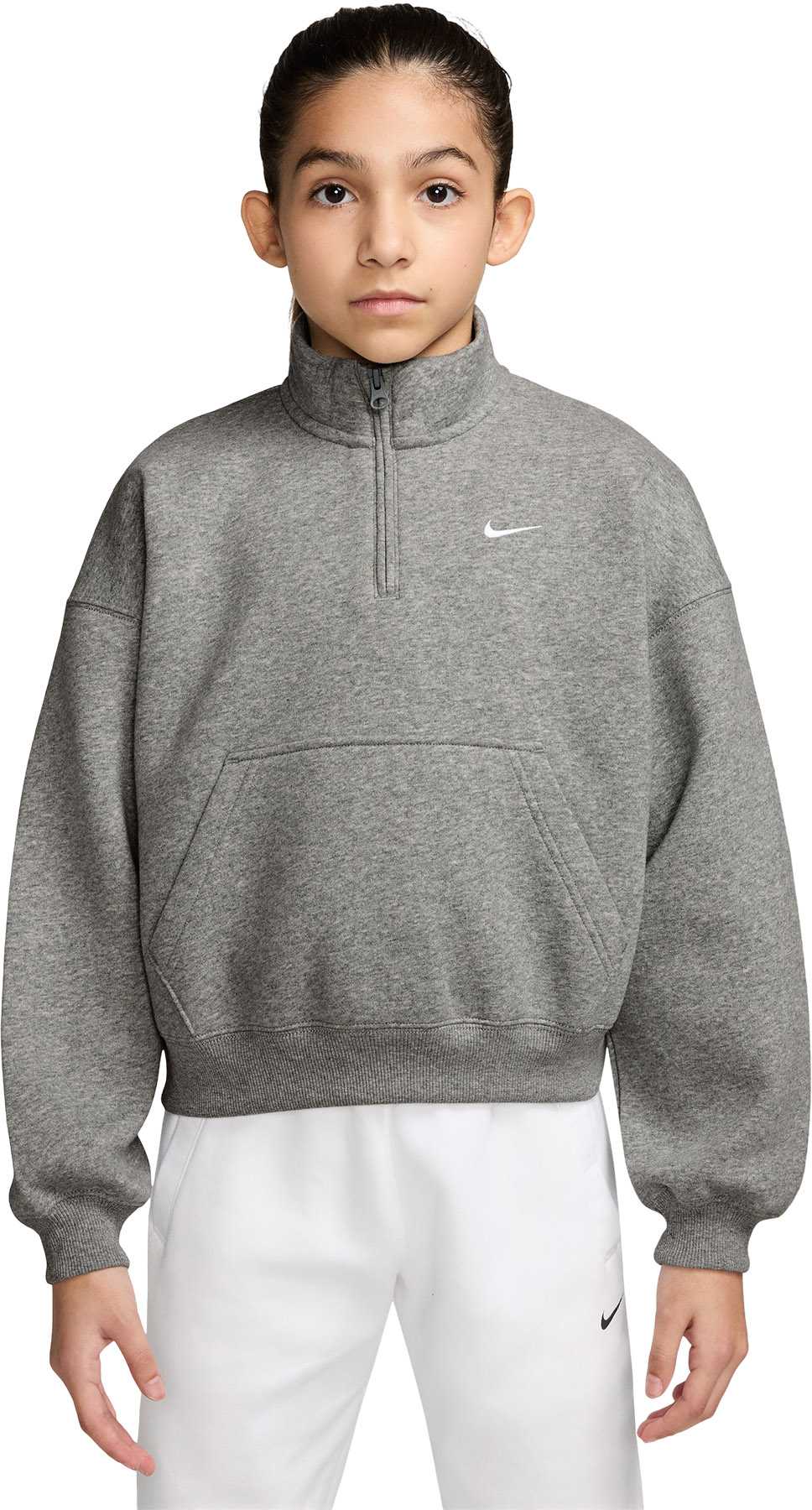 Dark Grey Heather - Particle Grey - White