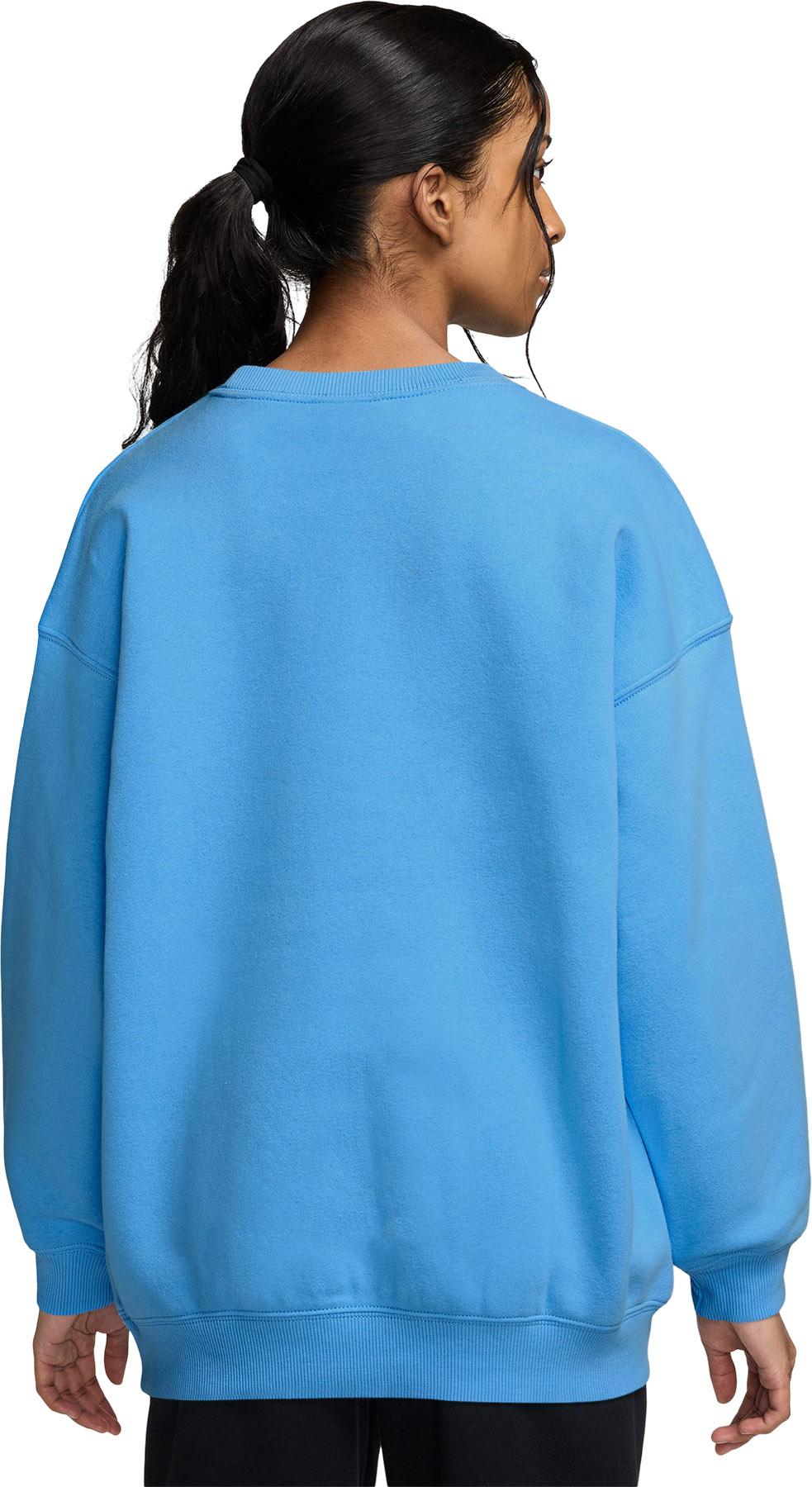 Numéro de l'image de la galerie de produits 2 pour le produit Chandail en molleton à col rond surdimensionné Nike Sportswear Studio - Grande fille