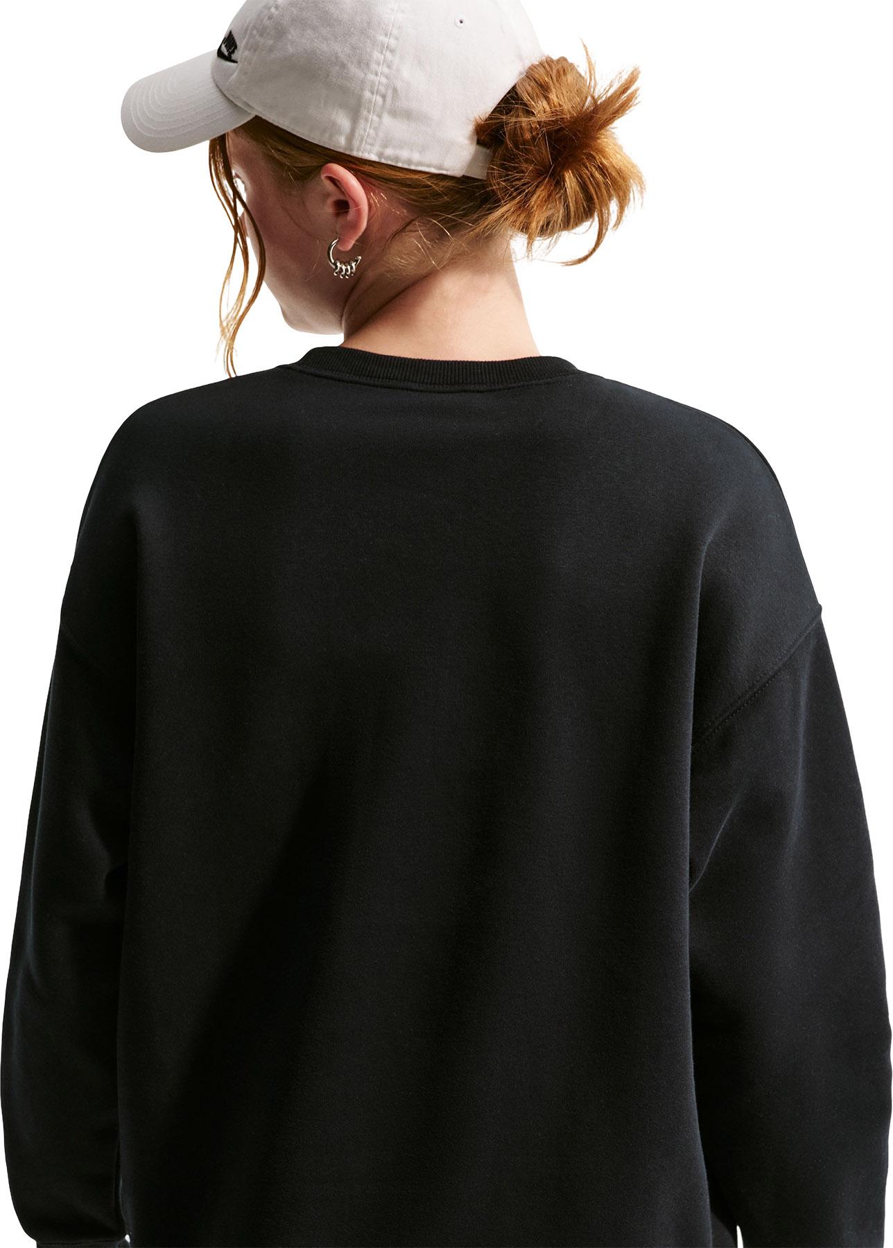 Product gallery image number 4 for product Nike Sportswear Studio Oversized Crewneck Fleece Sweatshirt - Big Girl
