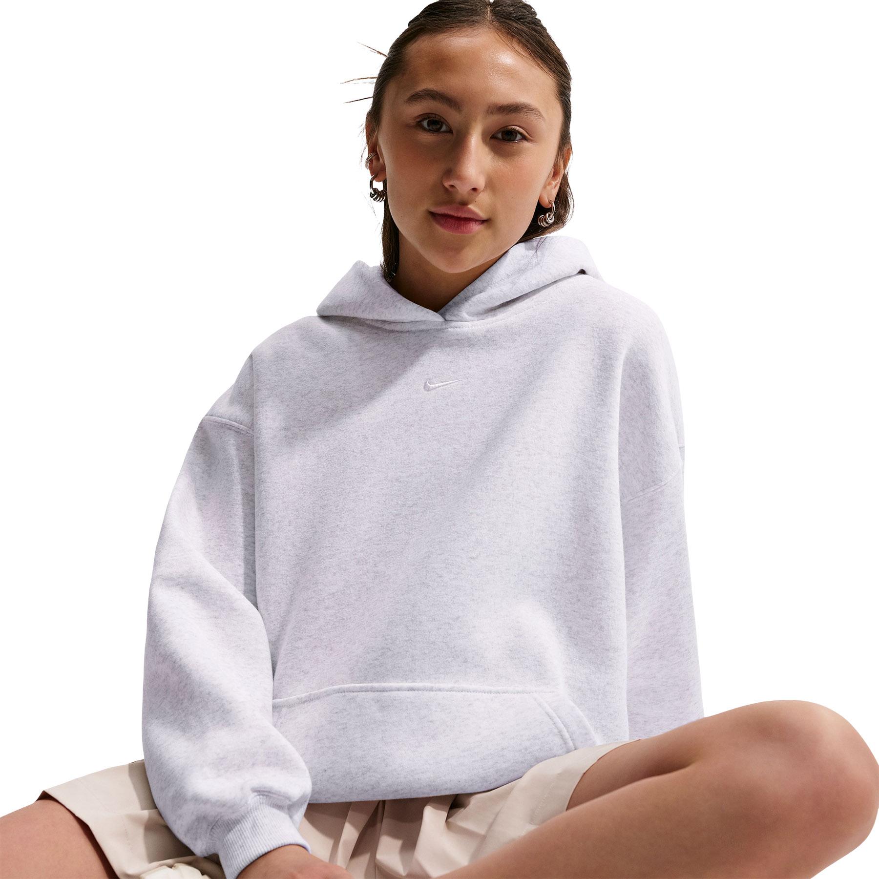 Product gallery image number 5 for product Nike Sportswear Studio Fleece Oversized Pullover Hoodie - Girls