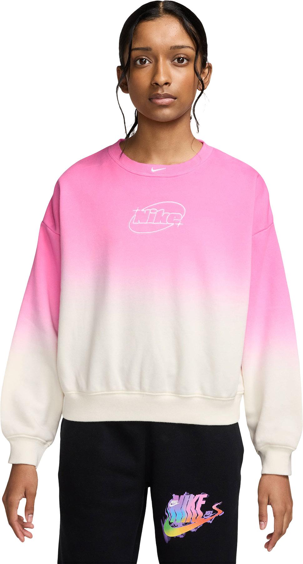 Product image for Nike Sportswear Studio Fleece Boxy Crew Neck Sweatshirt - Big Girl