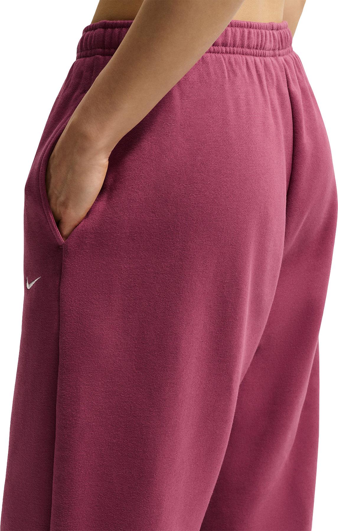 Product gallery image number 4 for product Nike Studio Fleece Medium Weight High-Rise Oversized Cuffed Trousers - Women's