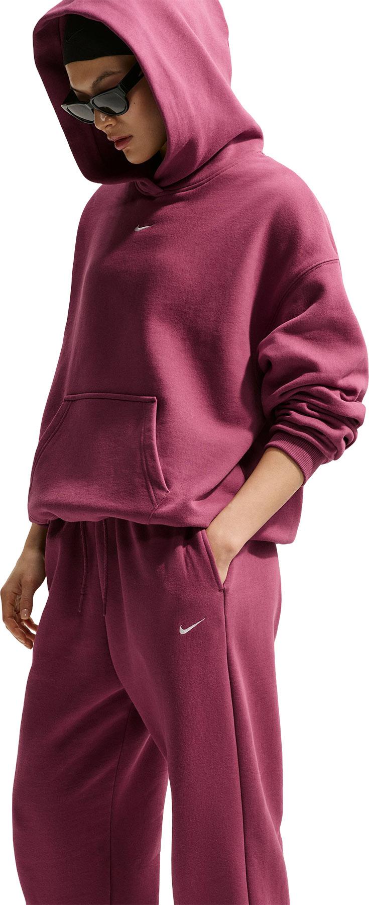 Product gallery image number 5 for product Nike Studio Fleece Medium Weight High-Rise Oversized Cuffed Trousers - Women's