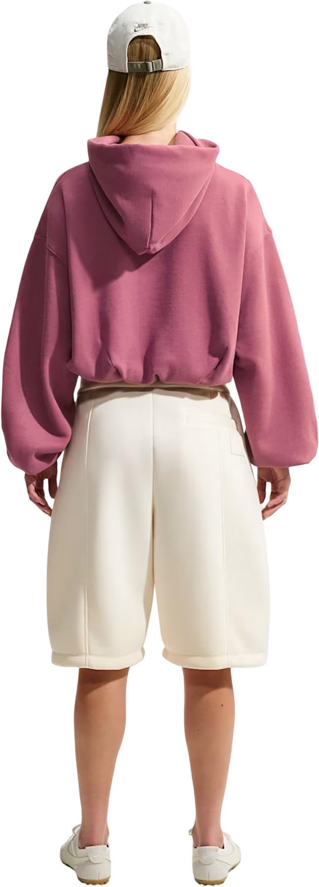 Numéro de l'image de la galerie de produits 2 pour le produit Chandail à capuchon court surdimensionné mi-épais Nike Studio Fleece - Femme