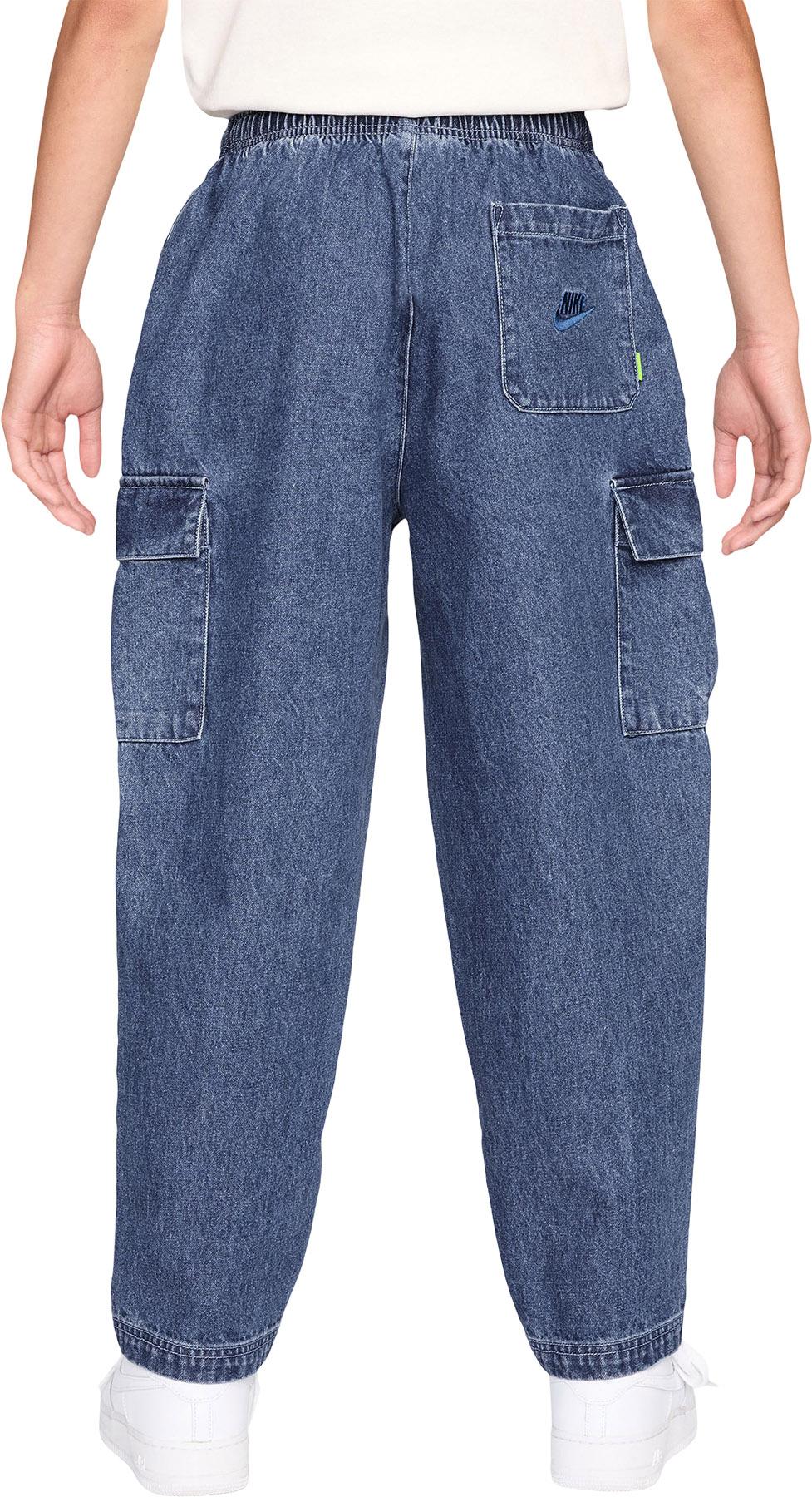 Product gallery image number 2 for product Sportswear Collection Denim Cargo Trousers - Big Kids