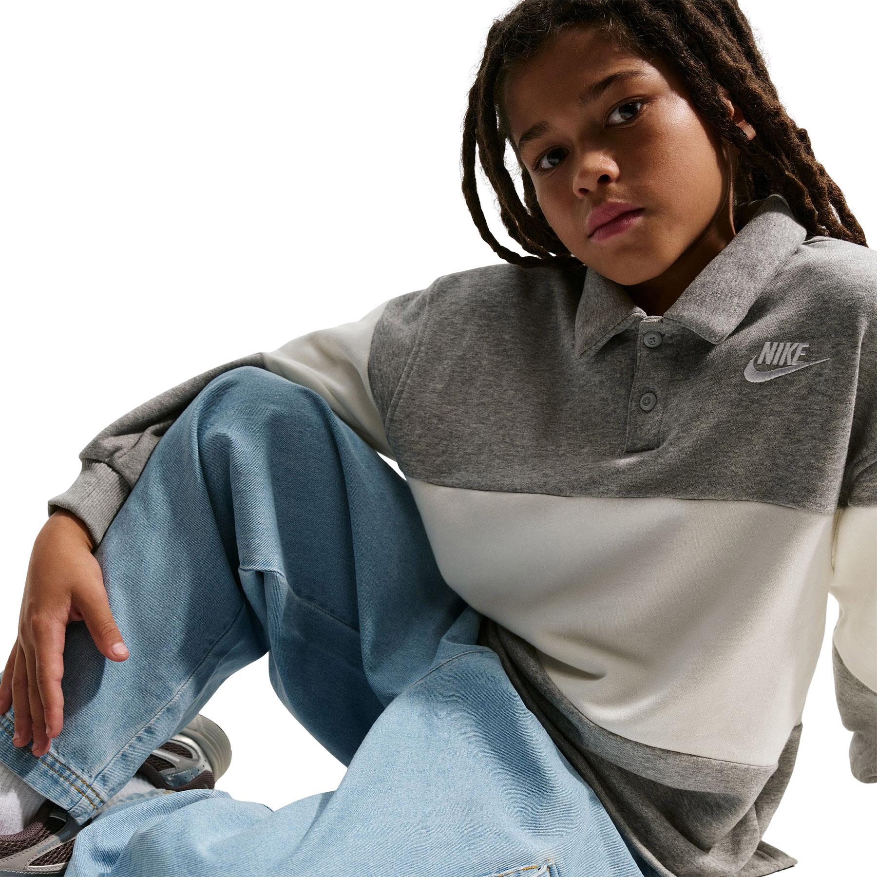 Product gallery image number 4 for product Pantalon cargo en denim Sportswear Collection - Grand Enfant