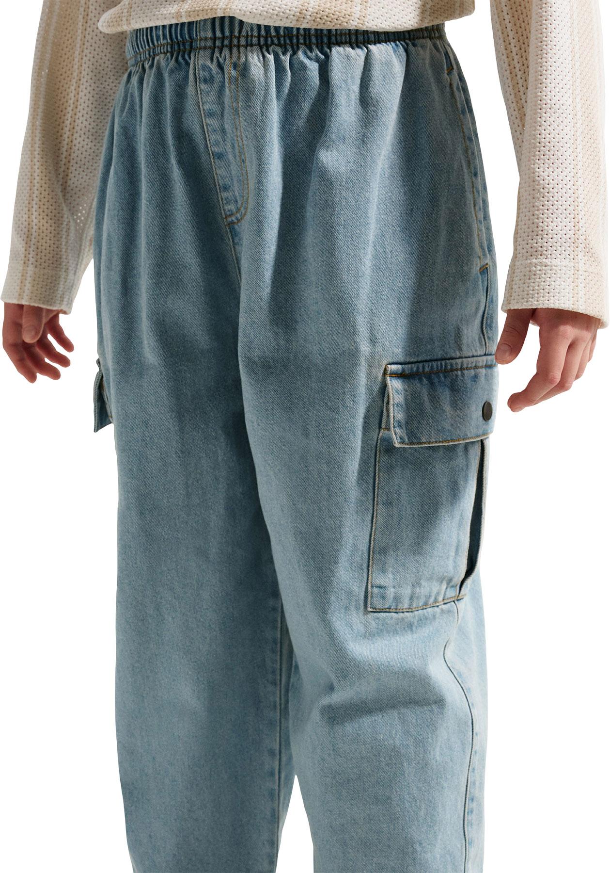 Product gallery image number 5 for product Pantalon cargo en denim Sportswear Collection - Grand Enfant