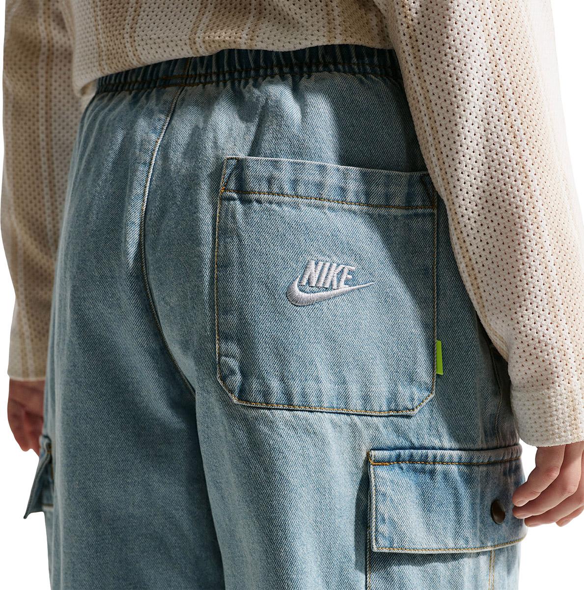 Product gallery image number 7 for product Pantalon cargo en denim Sportswear Collection - Grand Enfant