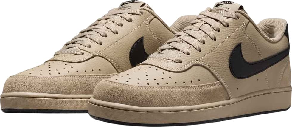 Product gallery image number 4 for product Nike Court Vision Low Suede Shoes - Men's