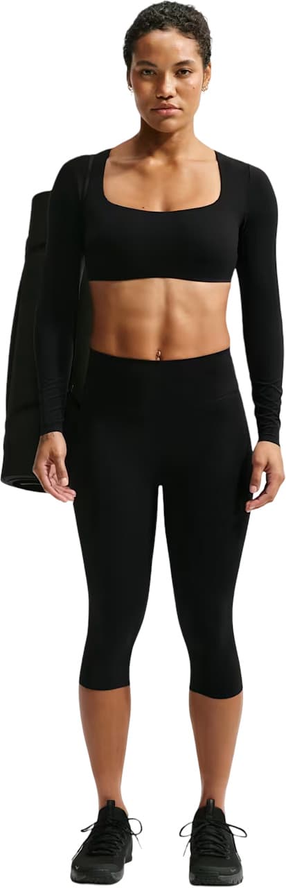 Product gallery image number 3 for product Zenvy Light-Support Long-Sleeve Sports Bra - Women's