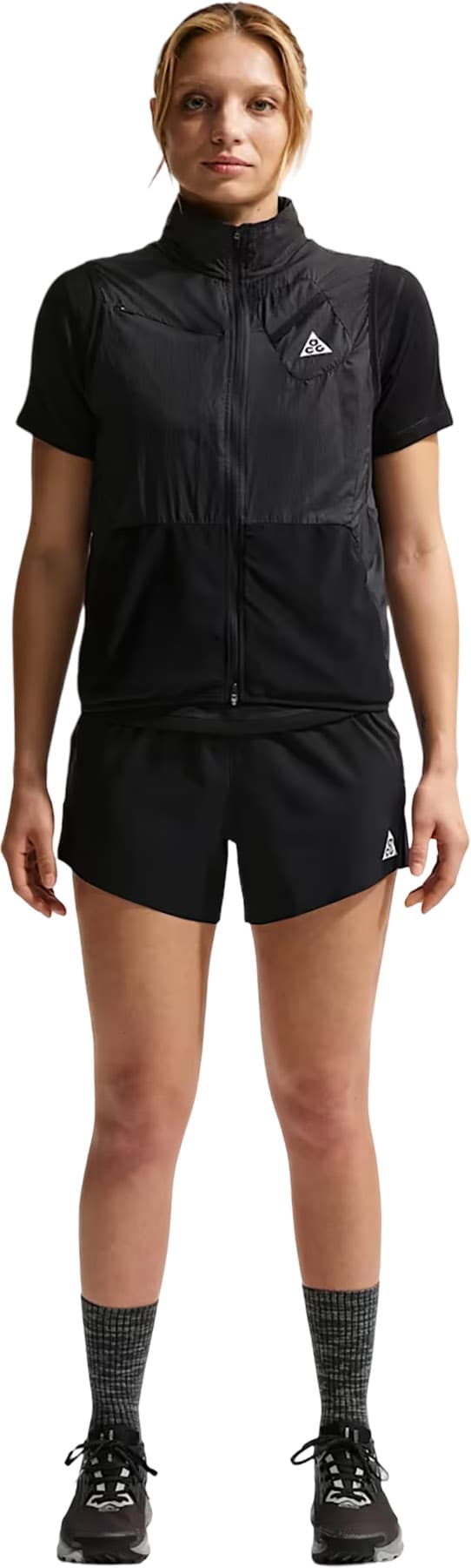 Image de produit pour Short de course sur sentier taille mi-haute avec slip intégré ACG Dri-FIT 4" - Femme