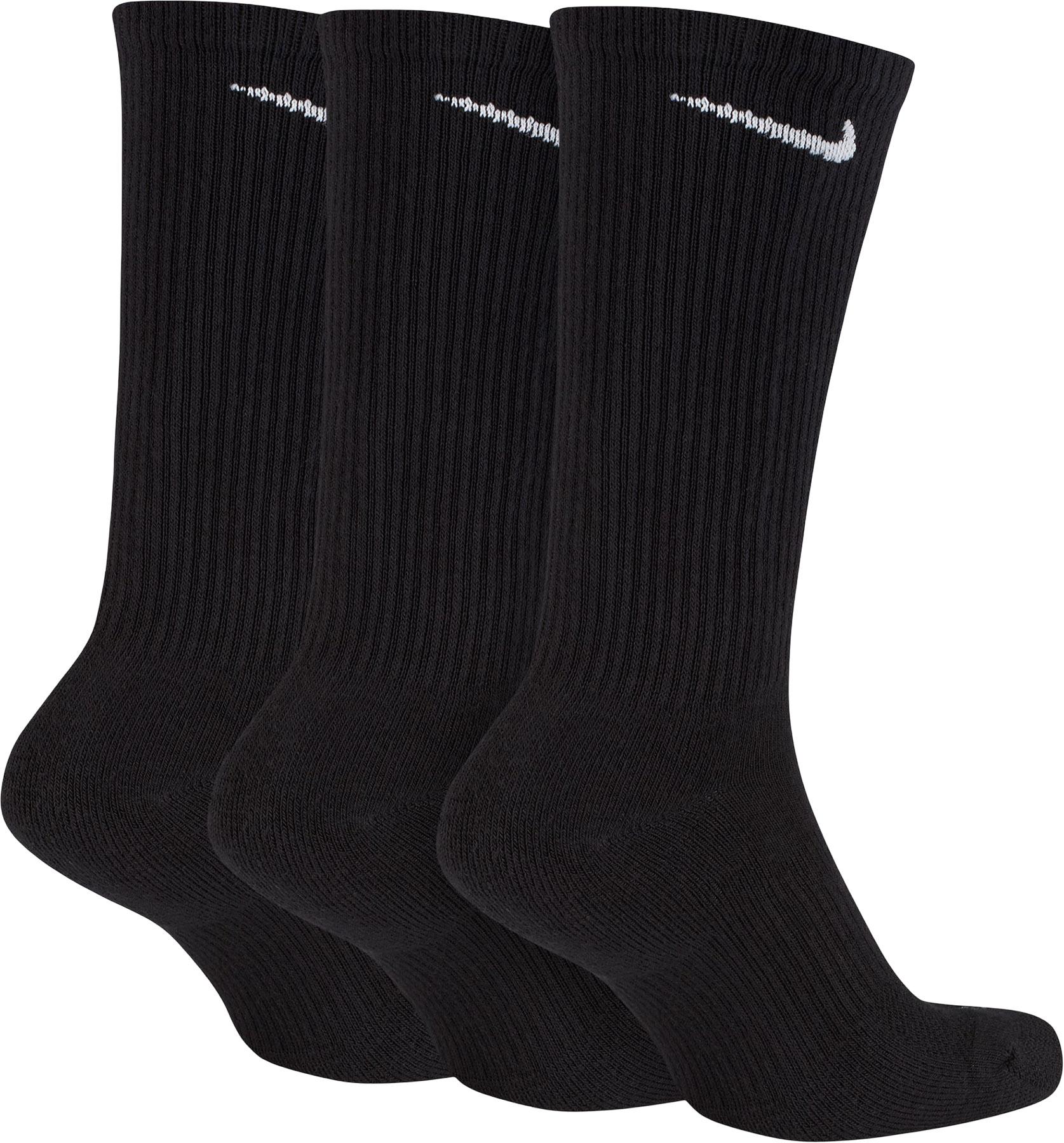 Product gallery image number 4 for product Everyday Plus 3 Pack Cushioned Training Crew Socks - Unisex