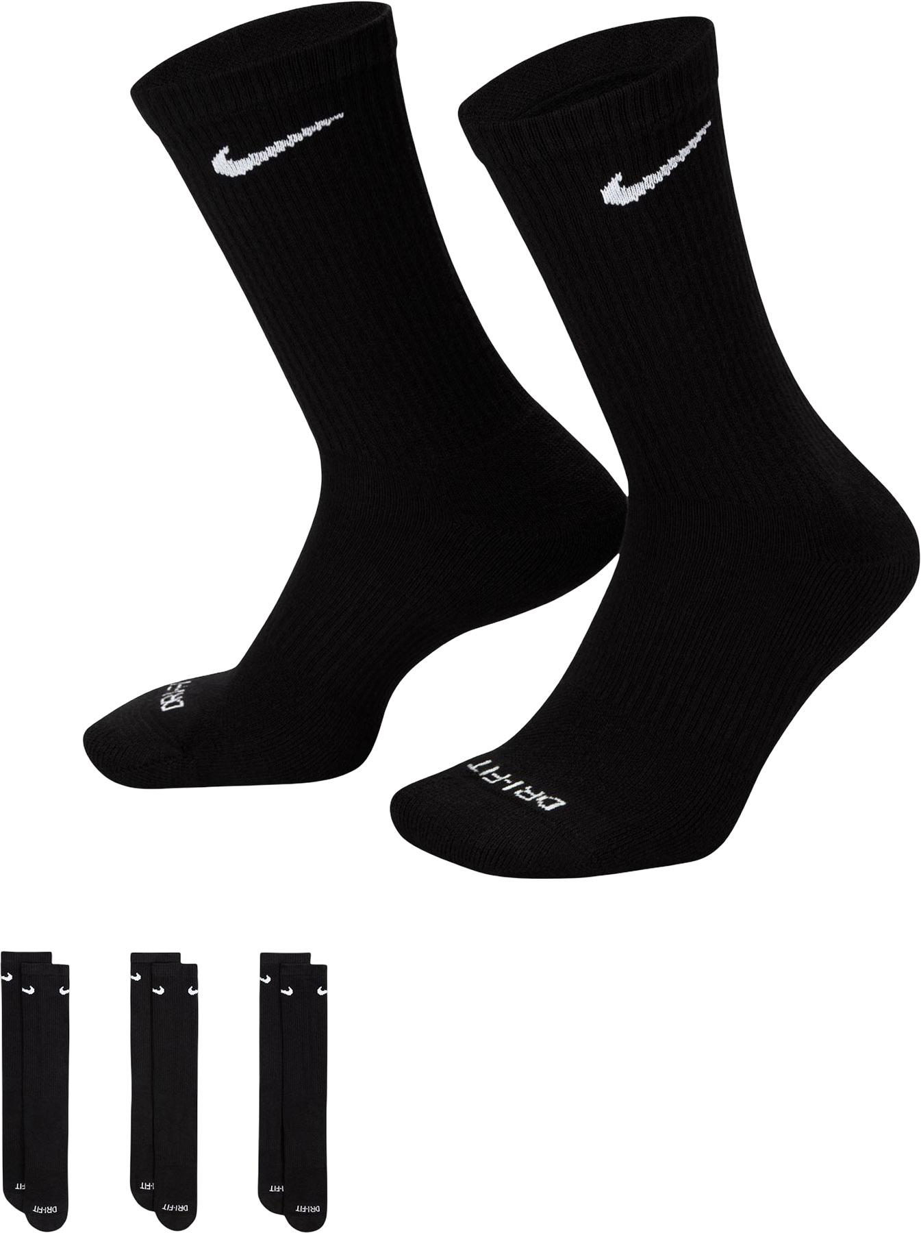 Product image for Everyday Plus 3 Pack Cushioned Training Crew Socks - Unisex