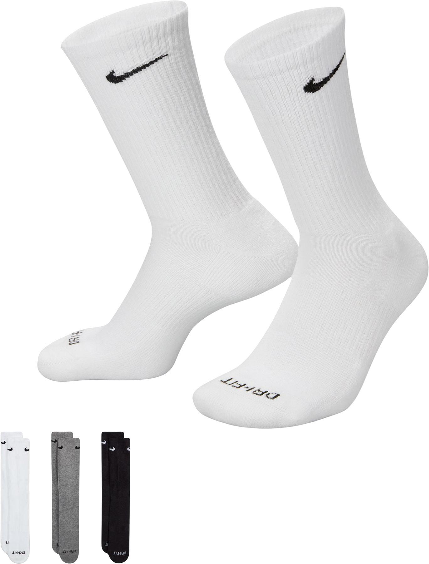 Product image for Everyday Plus 3 Pack Cushioned Training Crew Socks - Unisex