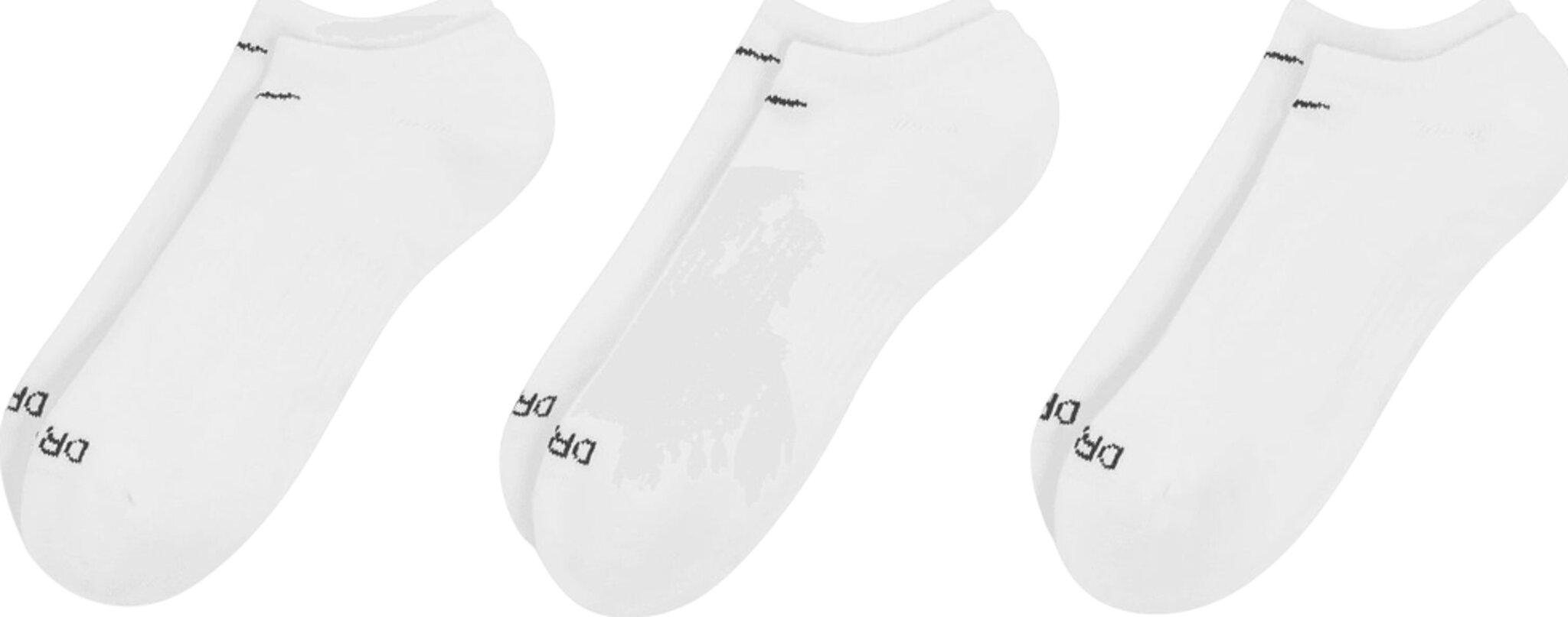 Product gallery image number 2 for product Nike Everyday Plus 3 Pairs Cushioned Training No-Show Socks 