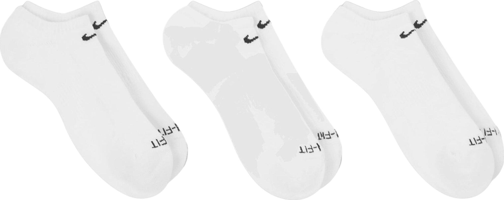 Product gallery image number 3 for product Nike Everyday Plus 3 Pairs Cushioned Training No-Show Socks 