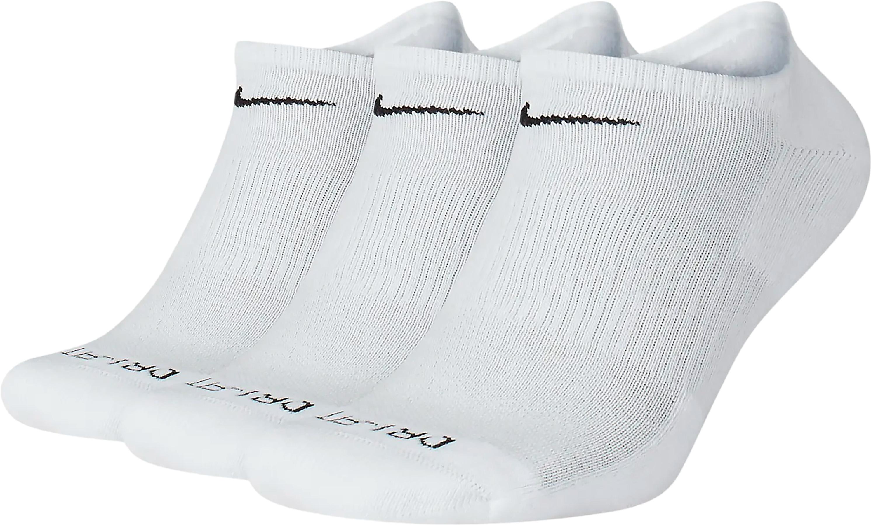 Product image for Nike Everyday Plus 3 Pairs Cushioned Training No-Show Socks 