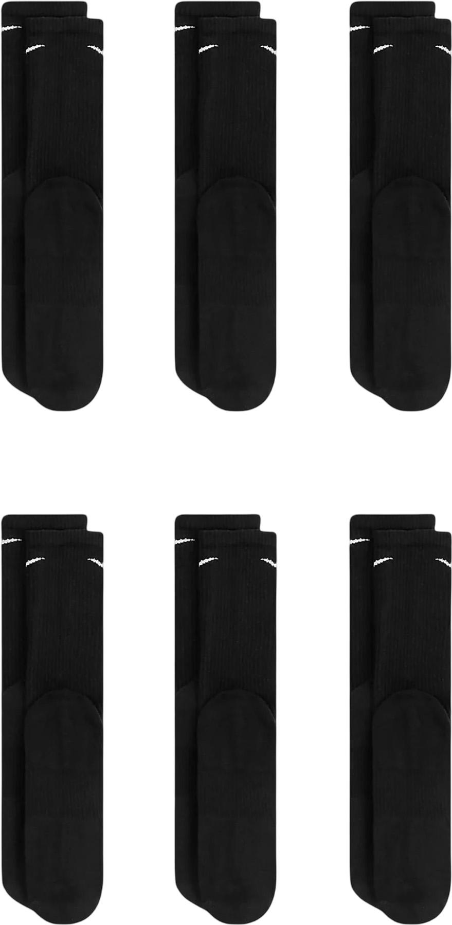 Numéro de l'image de la galerie de produits 2 pour le produit Chaussettes mi-mollet d'entraînement à coussinets paquet de 6 Everyday Plus