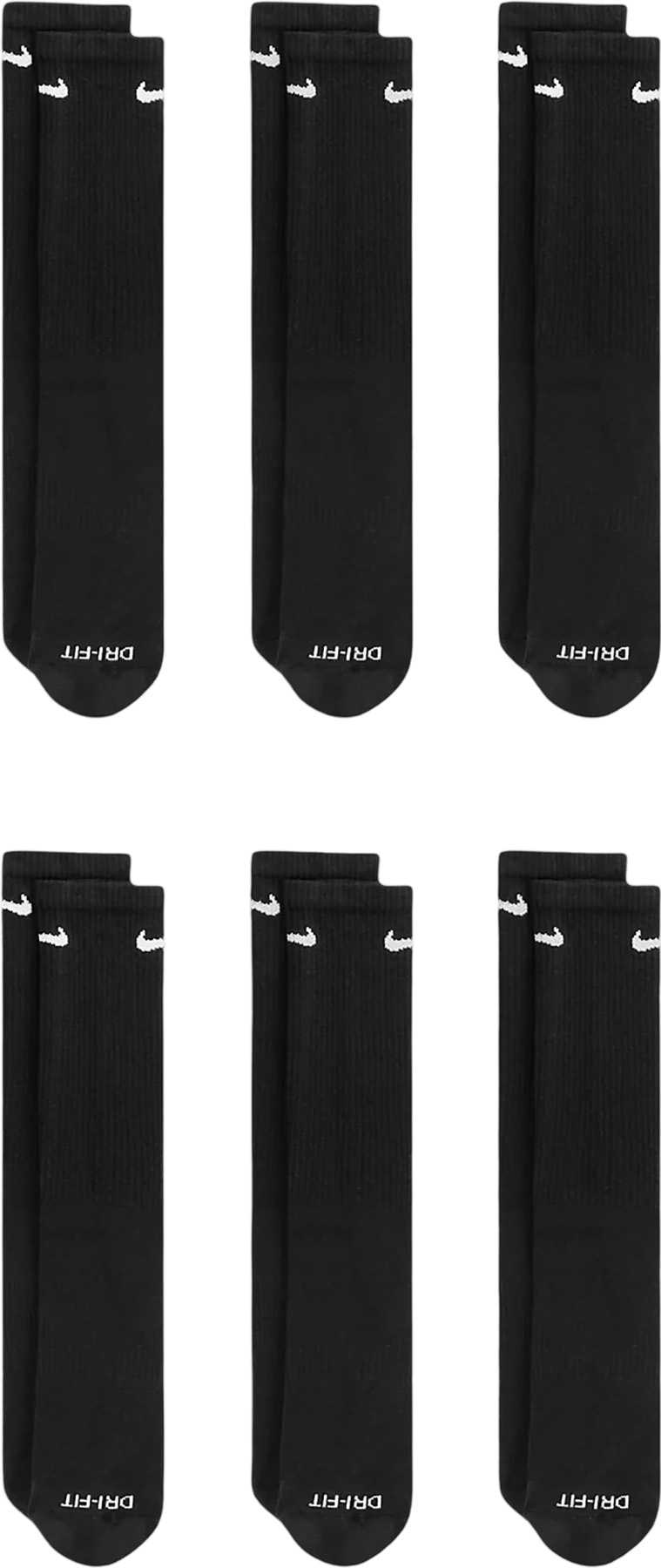 Product image for Everyday Plus 6 Pairs Cushioned Training Crew Socks