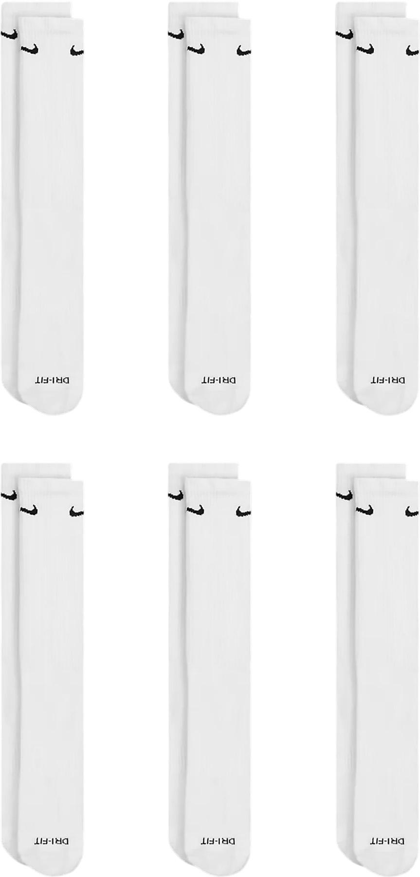 Product image for Everyday Plus 6 Pairs Cushioned Training Crew Socks